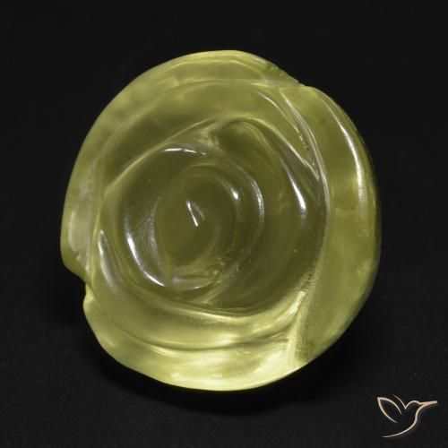19.51克拉天然石英，花形切割，透明