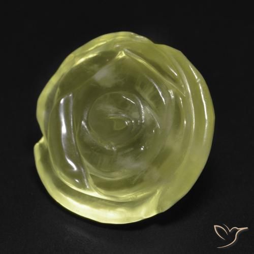 14.87克拉天然石英，花形切割，透明