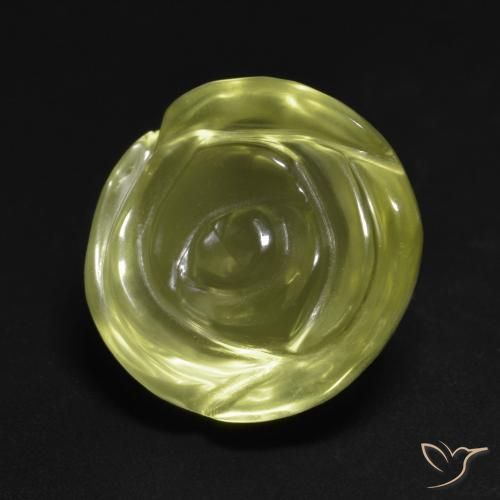 14.89克拉天然石英，花形切割，透明