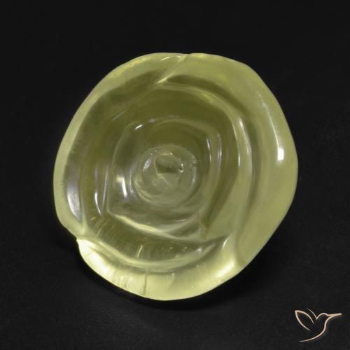 12.04克拉天然石英，花形切割，透明