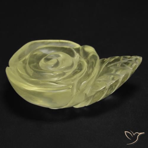 22.42克拉天然石英，花形切割，透明