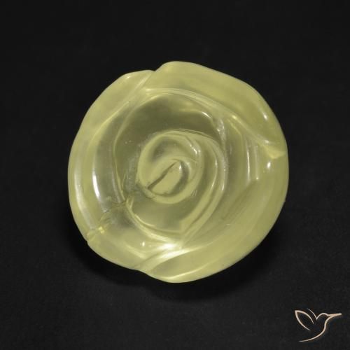 12.75克拉天然石英，花形切割，透明