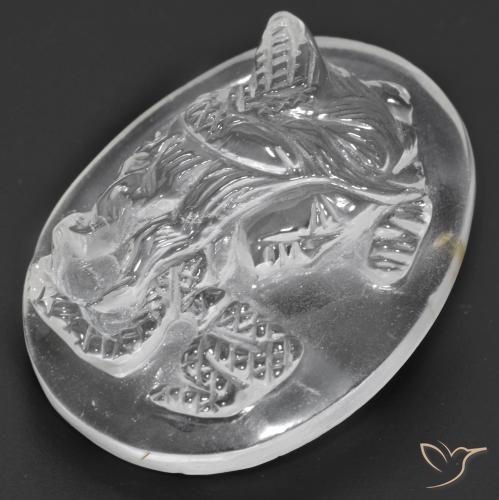 27.46ct 天然 清晰的白色 石英, 花式切割, 透明