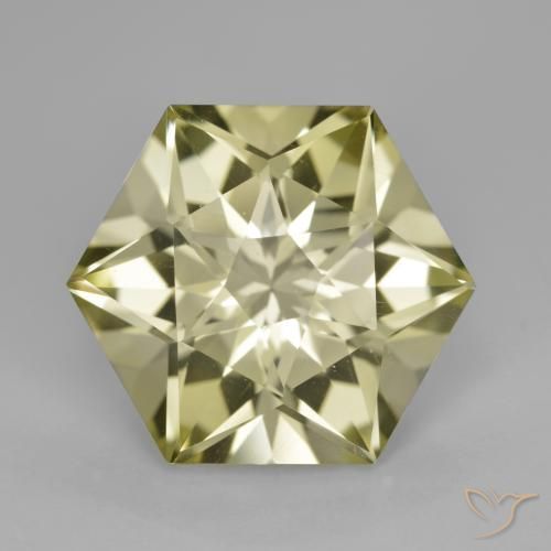 9.38ct 天然 淡黄色 石英, 花式切割, VVS-VS