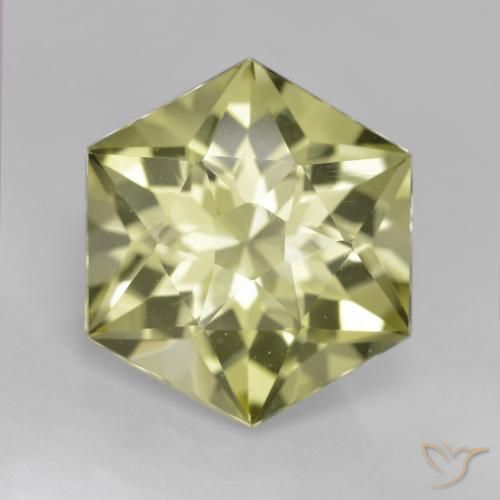 7.69ct 天然 中黄色 石英, 花式切割, VVS