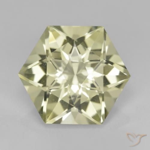 9.32ct 天然 淡黄色 石英, 花式切割, VVS-VS