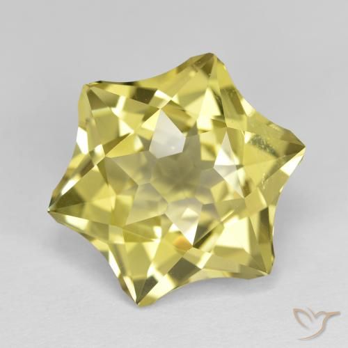 10.03ct 天然 淡黄色 石英, 花式切割, VVS-VS