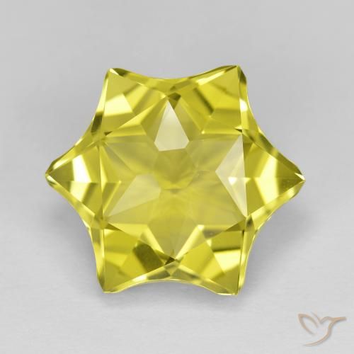 9.41ct 天然 中黄色 石英, 花式切割, VVS