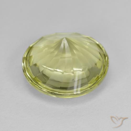 5.29克拉天然石英，圆形的，透明