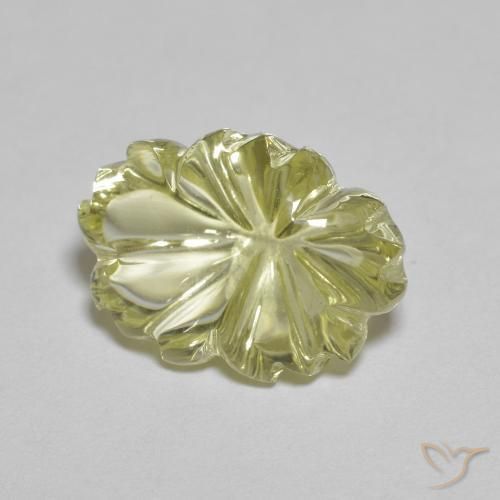 6.59克拉天然石英，花形切割，透明