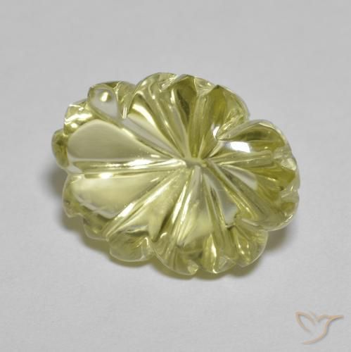 10.34克拉天然石英，花形切割，透明