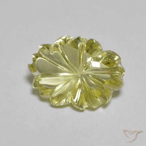 6.77克拉天然石英，花形切割，透明