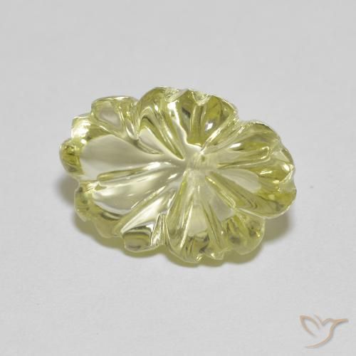 6.48克拉天然石英，花形切割，透明