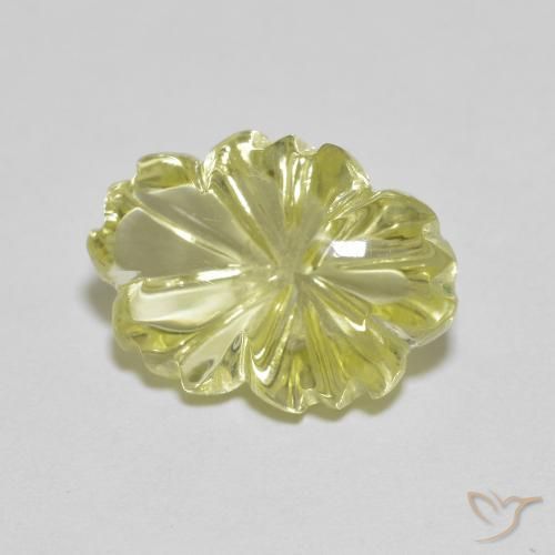 6.67克拉天然石英，花形切割，透明