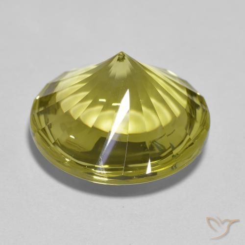 12.79克拉天然石英，圆形的，透明