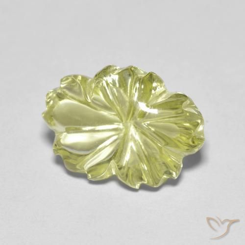 6.40克拉天然石英，花形切割，透明