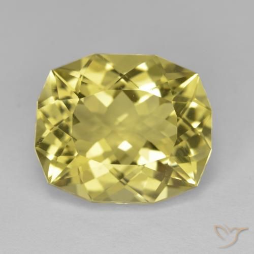 8.69ct 天然 浅金黄色 石英, 花式切割, VVS-VS