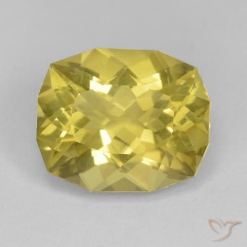 7.96ct 天然 芥末黄 石英, 花式切割, VS