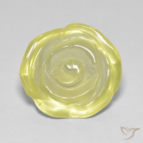 9.48ct 天然 淡黄色 石英, 花形切割, 透明