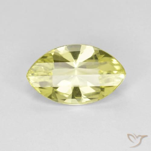 2.61ct 天然 柠檬黄 石英, 榄尖形, VVS