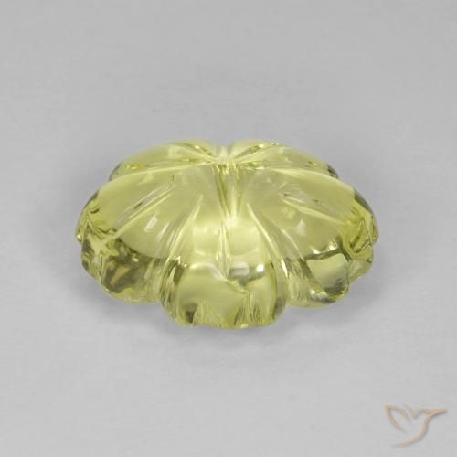 6.38克拉天然石英，花形切割，透明