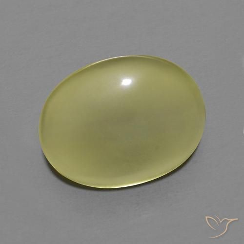 7.61ct 天然 淡黄色 石英, 椭圆形, 透明