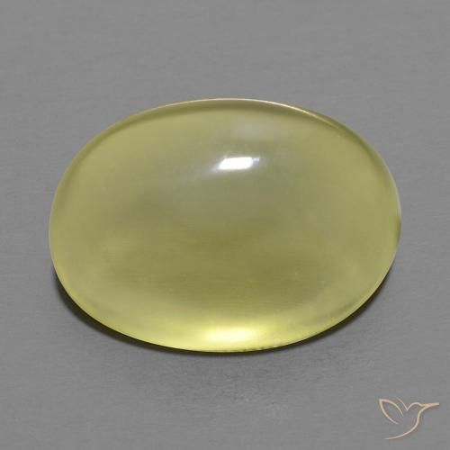11.62ct 天然 中黄色 石英, 椭圆形, 透明