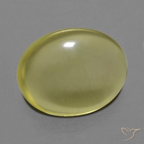 12.44克拉天然石英，椭圆形，透明