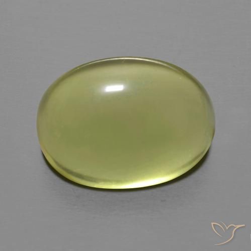 11.59ct 天然 中黄色 石英, 椭圆形, 透明