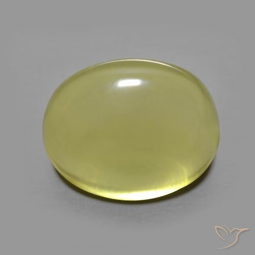 9.79ct 天然 中黄色 石英, 椭圆形, 透明