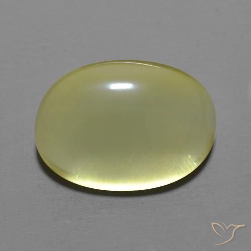 9.93ct 天然 中黄色 石英, 椭圆形, 透明