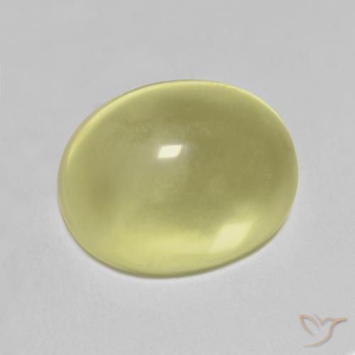 10.98ct 天然 中黄色 石英, 椭圆形, 透明