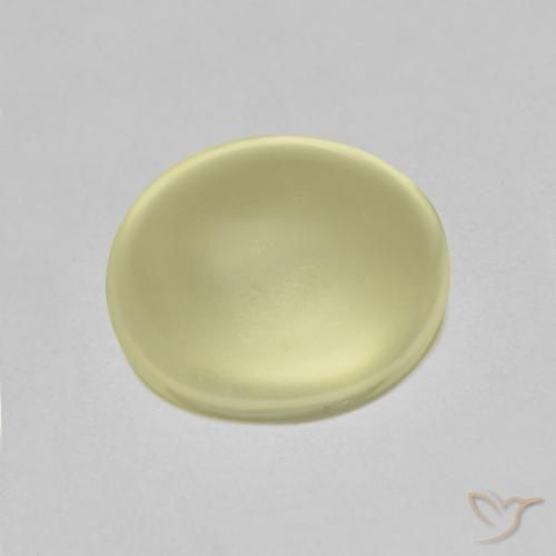 2.95ct 天然 淡黄色 石英, 椭圆形, 透明