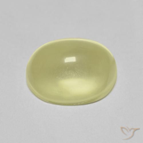 2.81ct 天然 淡黄色 石英, 椭圆形, 透明
