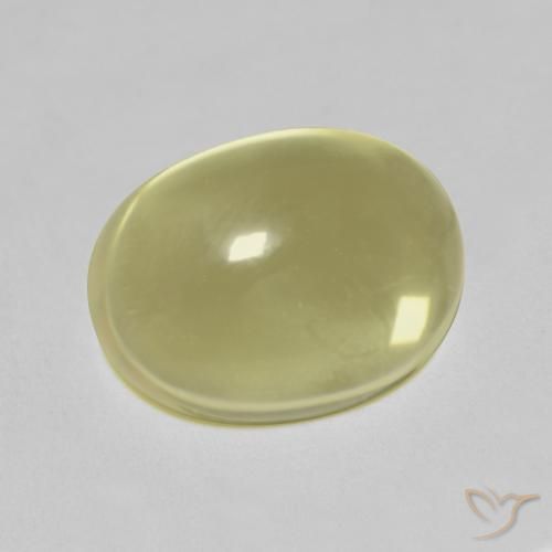 6.23ct 天然 柠檬黄 石英, 椭圆形, 透明