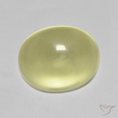 11.17ct 天然 中黄色 石英, 椭圆形, 透明
