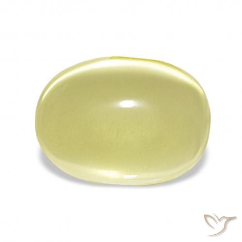 9.42ct 天然 淡黄色 石英, 椭圆形, 透明, Photo A