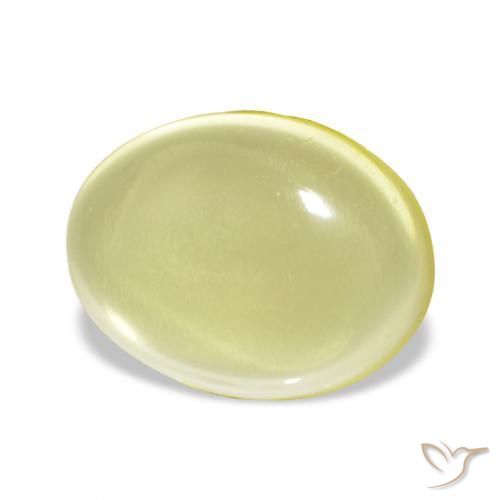 6.50克拉天然石英，椭圆形，透明