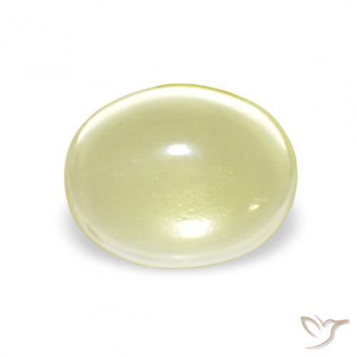 3.54ct 淡黄色 石英, 椭圆形, 透明