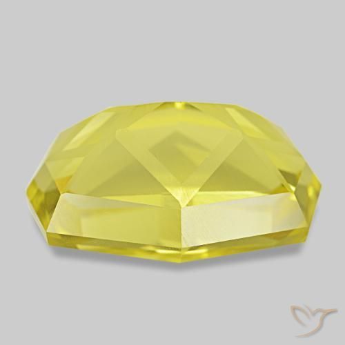 12.75克拉天然黄色石英，异形，18.2×13.5毫米，VVS
