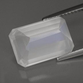 8.16克拉天然彩虹月长石，透明，透明/半透明