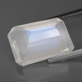 8.24克拉天然彩虹月长石，透明，透明/半透明