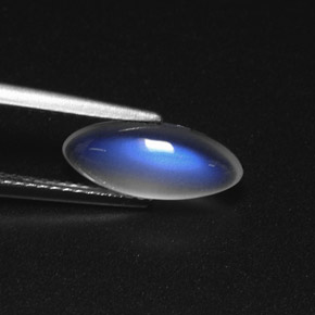 1.72克拉天然彩虹月长石，透明，透明/半透明