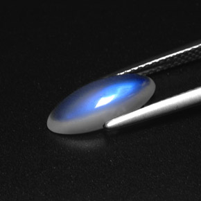 1.72克拉天然彩虹月长石，透明，透明/半透明