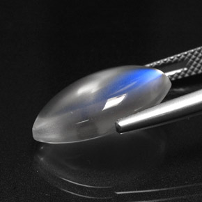 6.99克拉天然彩虹月长石，透明，透明/半透明