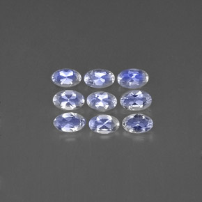 克拉天然彩虹月长石，椭圆形切割，VVS-VS