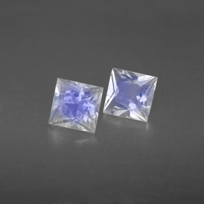 克拉天然彩虹月长石，正方形，VS-SI