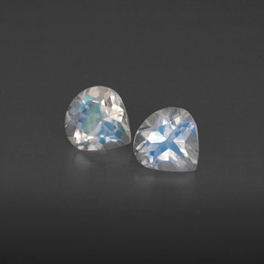 克拉天然彩虹月长石，透明，透明/半透明