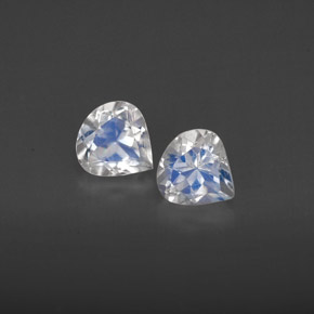 克拉天然彩虹月长石，透明，透明/半透明