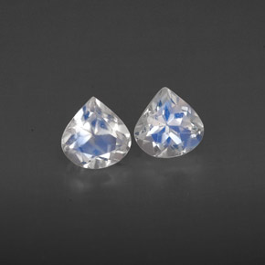 克拉天然彩虹月长石，透明，透明/半透明